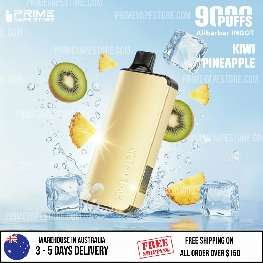 ALIBARBAR INGOT 9000 Puffs Kiwi Pineapple