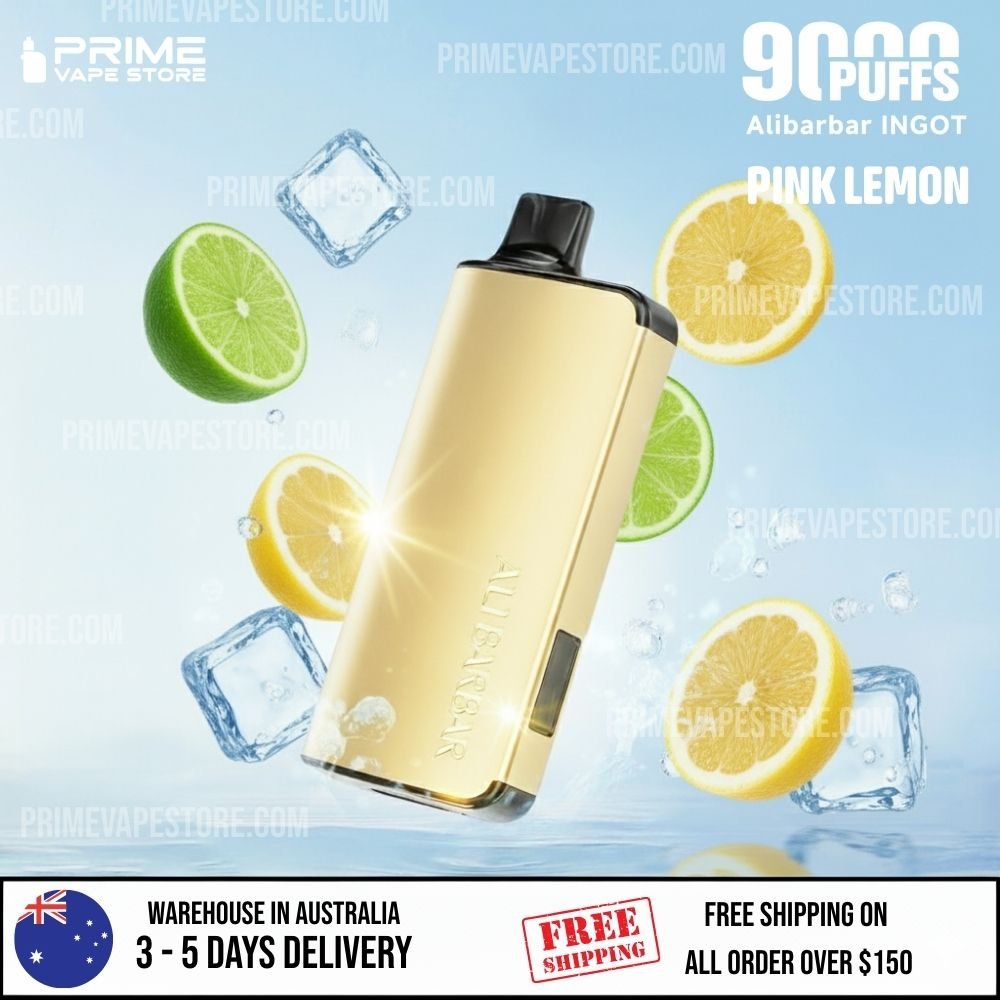 ALIBARBAR INGOT 9000 Puffs Pink Lemon