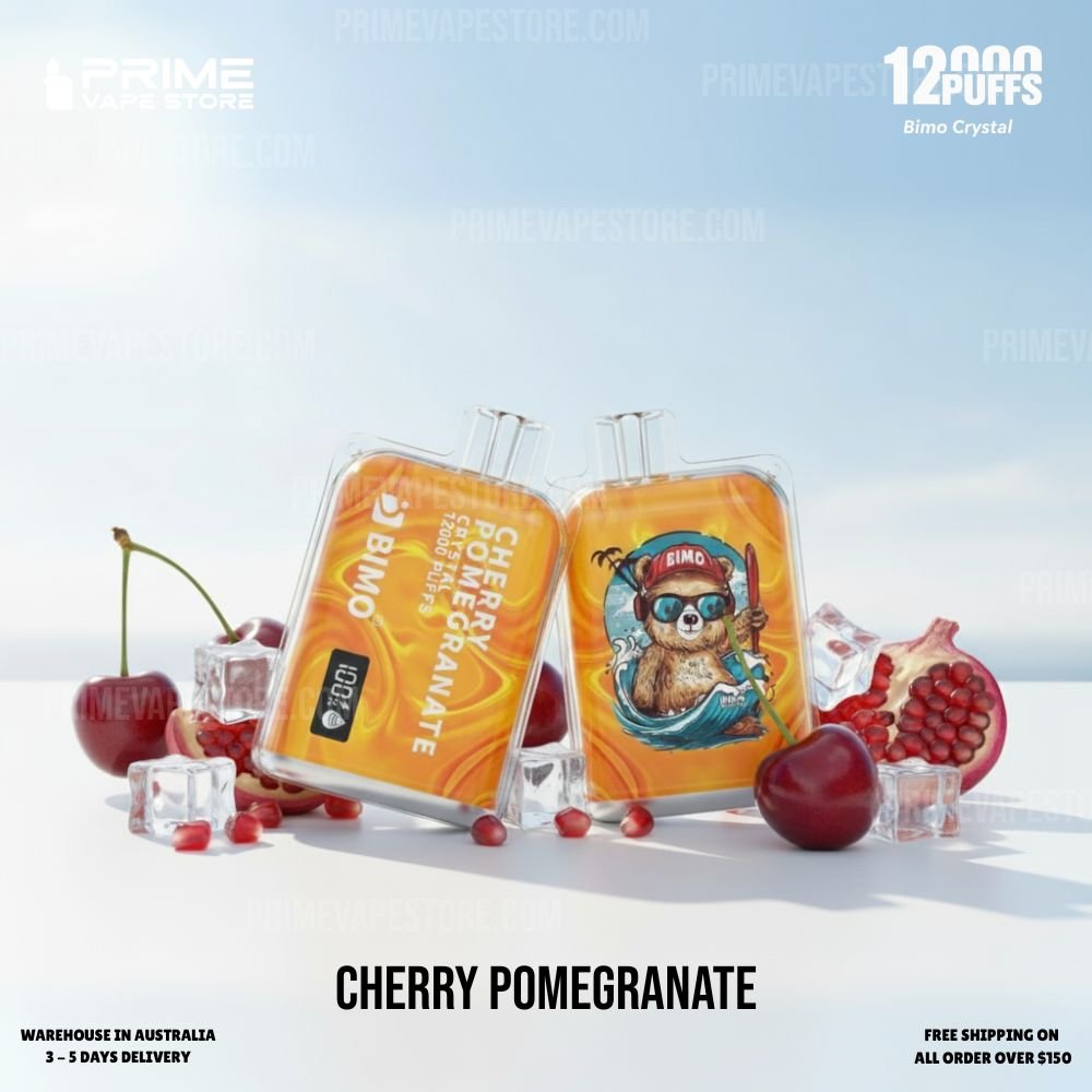 BIMO Crystal 12000 Puffs Cherry Pomegranate