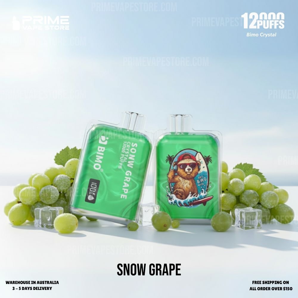 BIMO Crystal 12000 Puffs Snow Grape