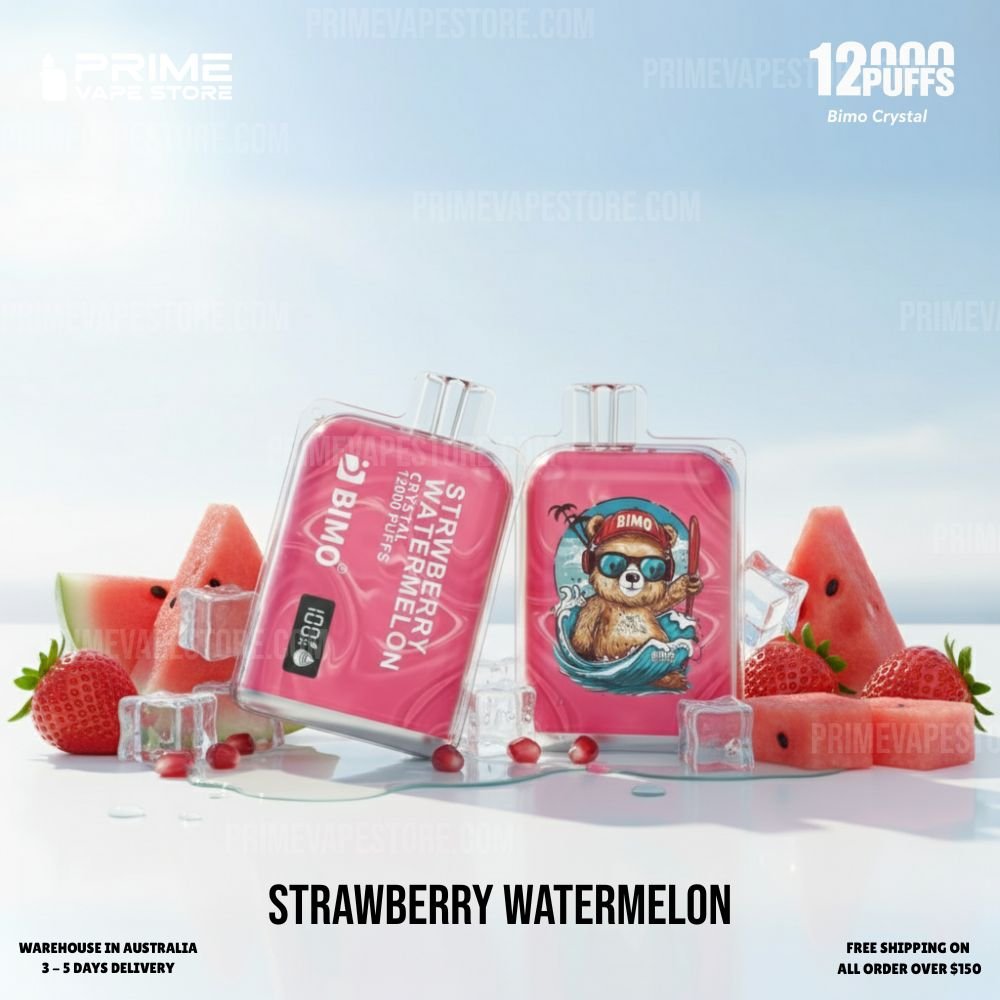 BIMO Crystal 12000 Puffs Strawberry Watermelon