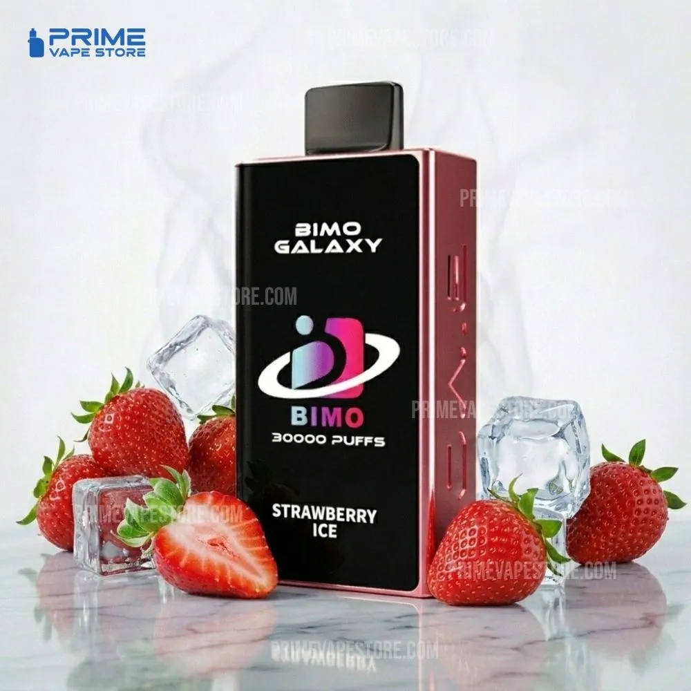 BIMO Galaxy 30000 Puffs Strawberry Ice