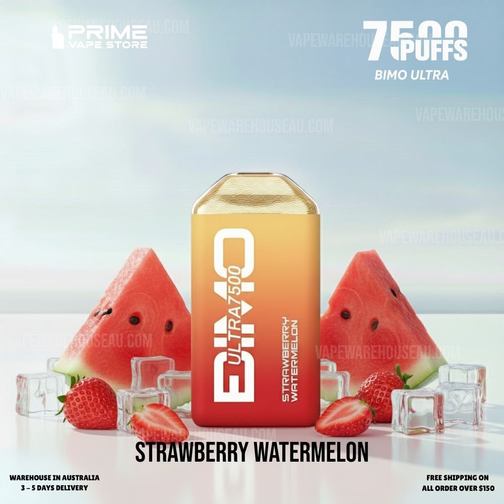 BIMO Ultra 7500 Puffs Strawberry Watermelon