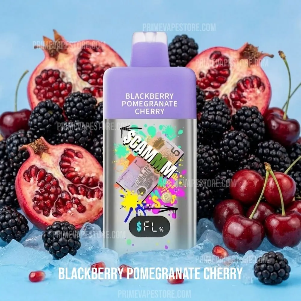 $CAMMM A$ 15K Puffs Blackberry Pomegranate Cherry