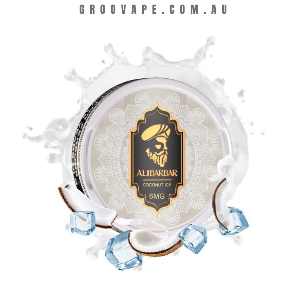Coconut Ice – Alibarbar Nicotine Pouches – 6/12/24/36mg