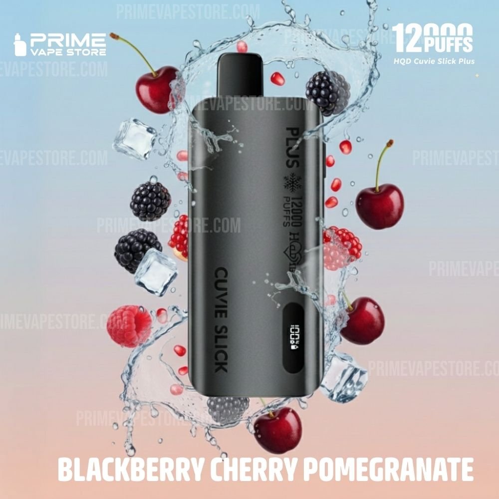 HQD Cuvie Slick Plus 12000 Puffs Blackberry Cherry Pomegranate