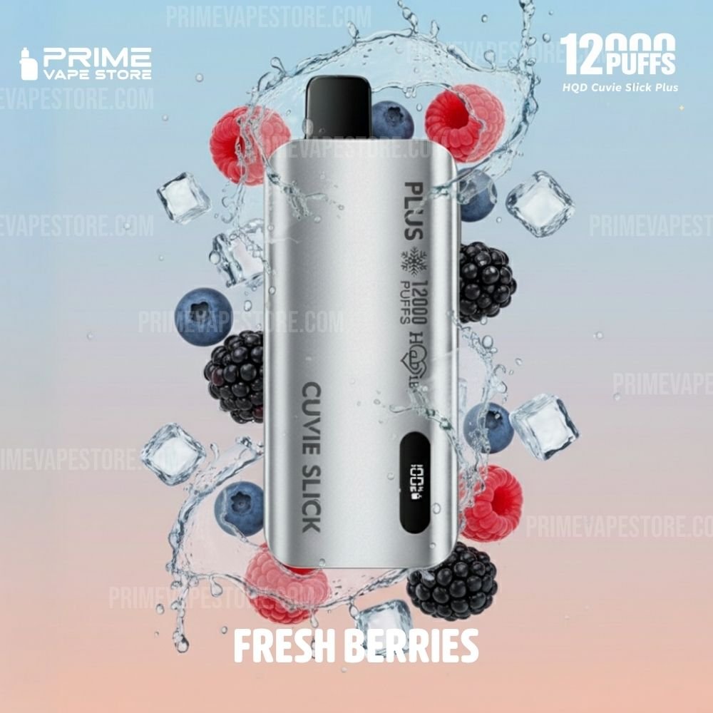HQD Cuvie Slick Plus 12000 Puffs Fresh Berries