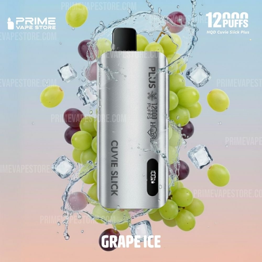 HQD Cuvie Slick Plus 12000 Puffs Grape Ice