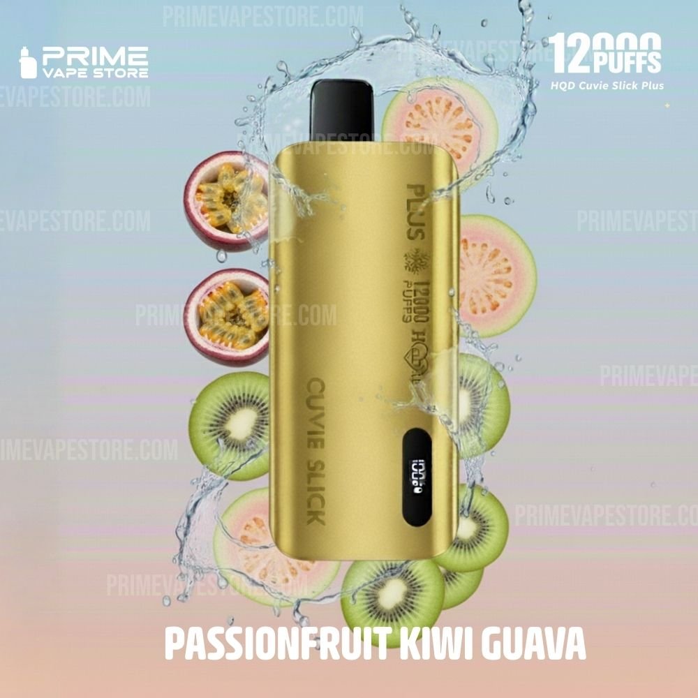 HQD Cuvie Slick Plus 12000 Puffs Passionfruit Kiwi Guava