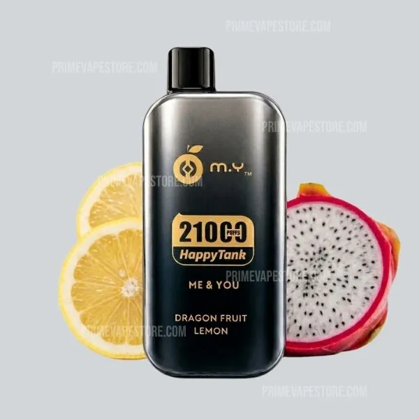 HappyTank 21000 Puffs Dragon Fruit Lemon (No Box)