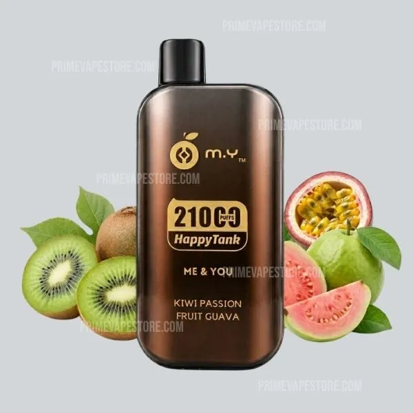 HappyTank 21000 Puffs Kiwi Passion Fruit Guava (No Box)