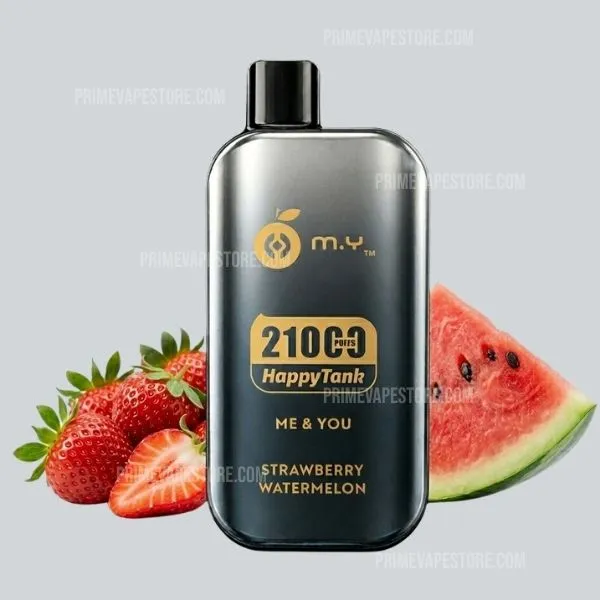 HappyTank 21000 Puffs Strawberry Watermelon (No Box)