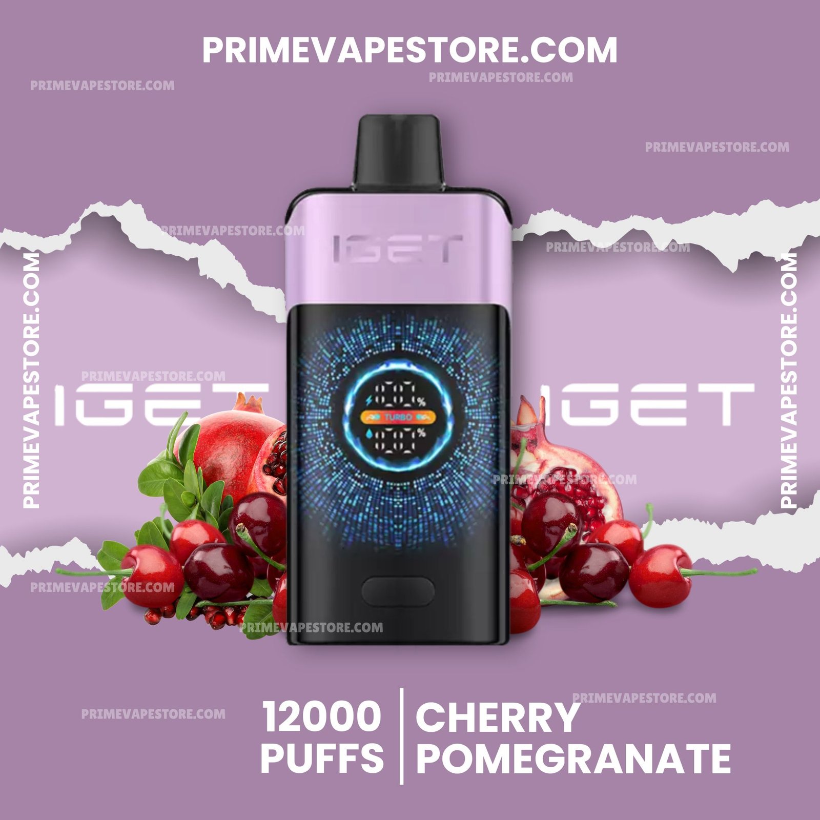IGET One 12000 Puffs Cherry Pomegranate
