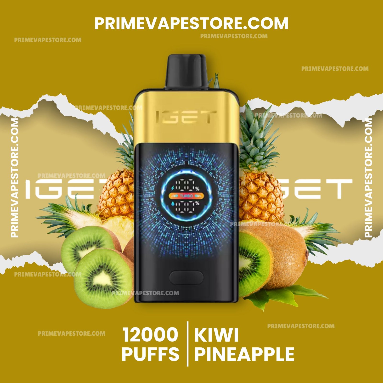 Iget One 12000 Puffs Kiwi Pineapple