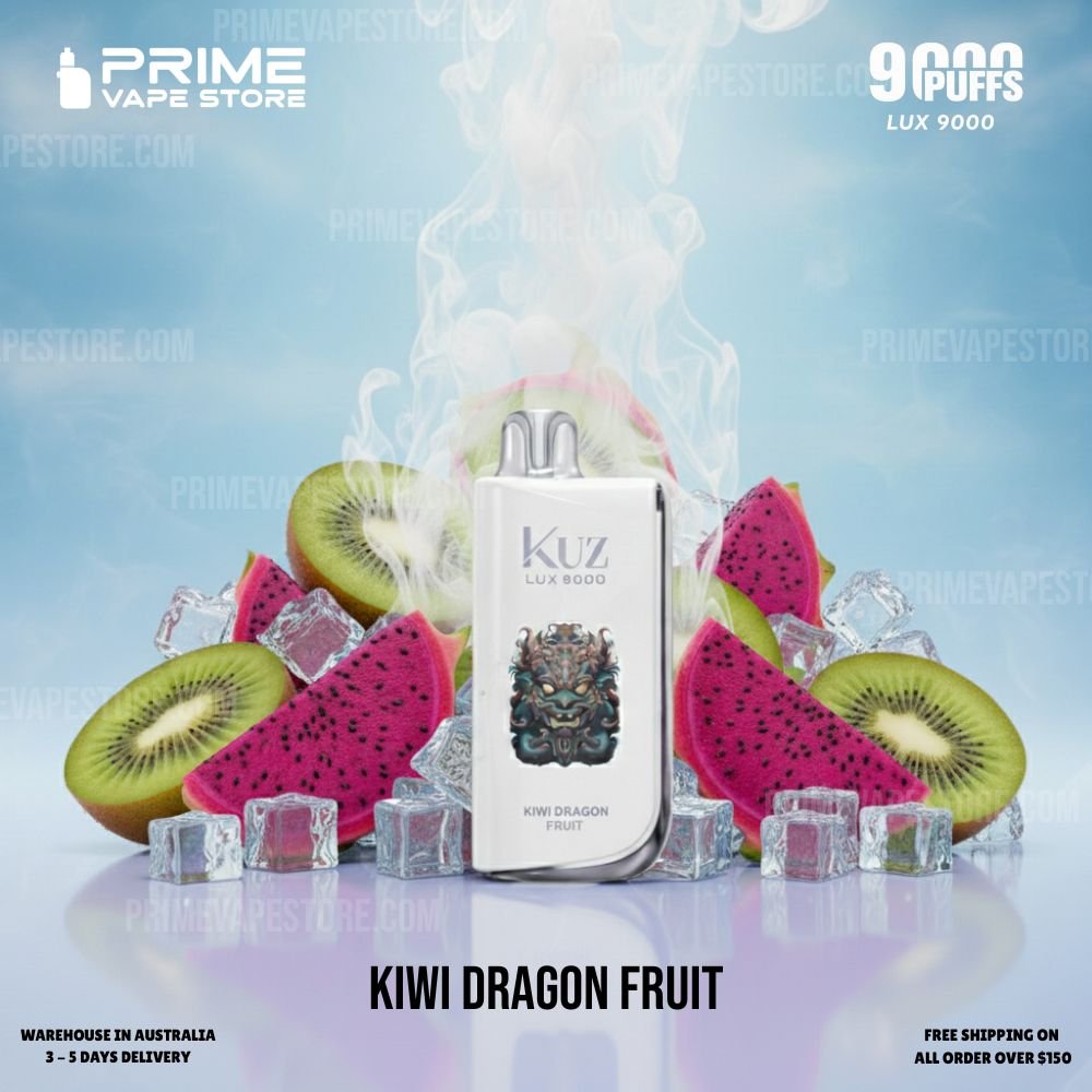 KUZ LUX 9000 Puffs Kiwi Dragon Fruit