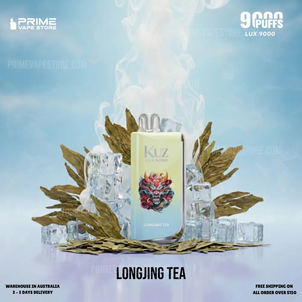 KUZ LUX 9000 Puffs Longjing Tea