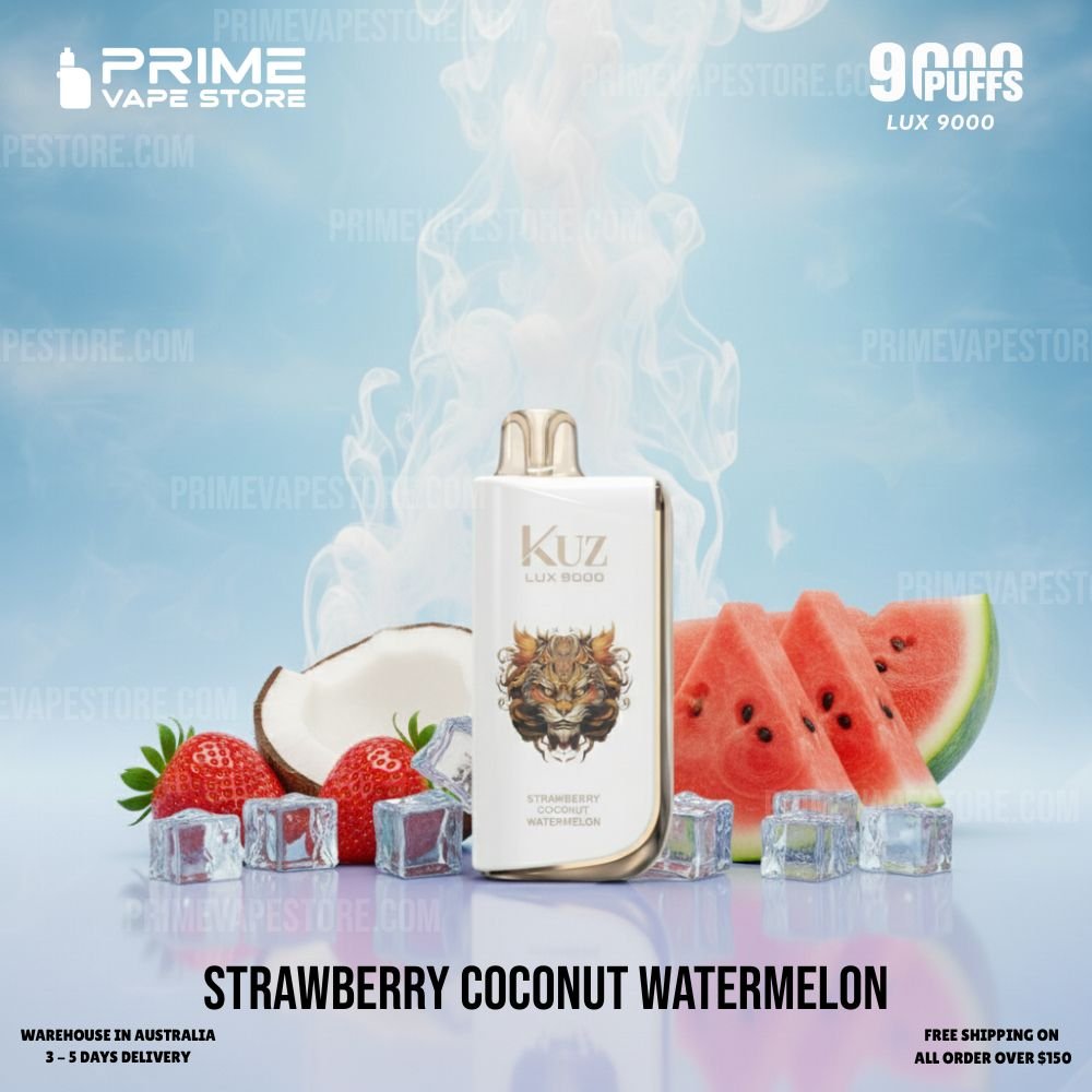 KUZ LUX 9000 Puffs Strawberry Coconut Watermelon