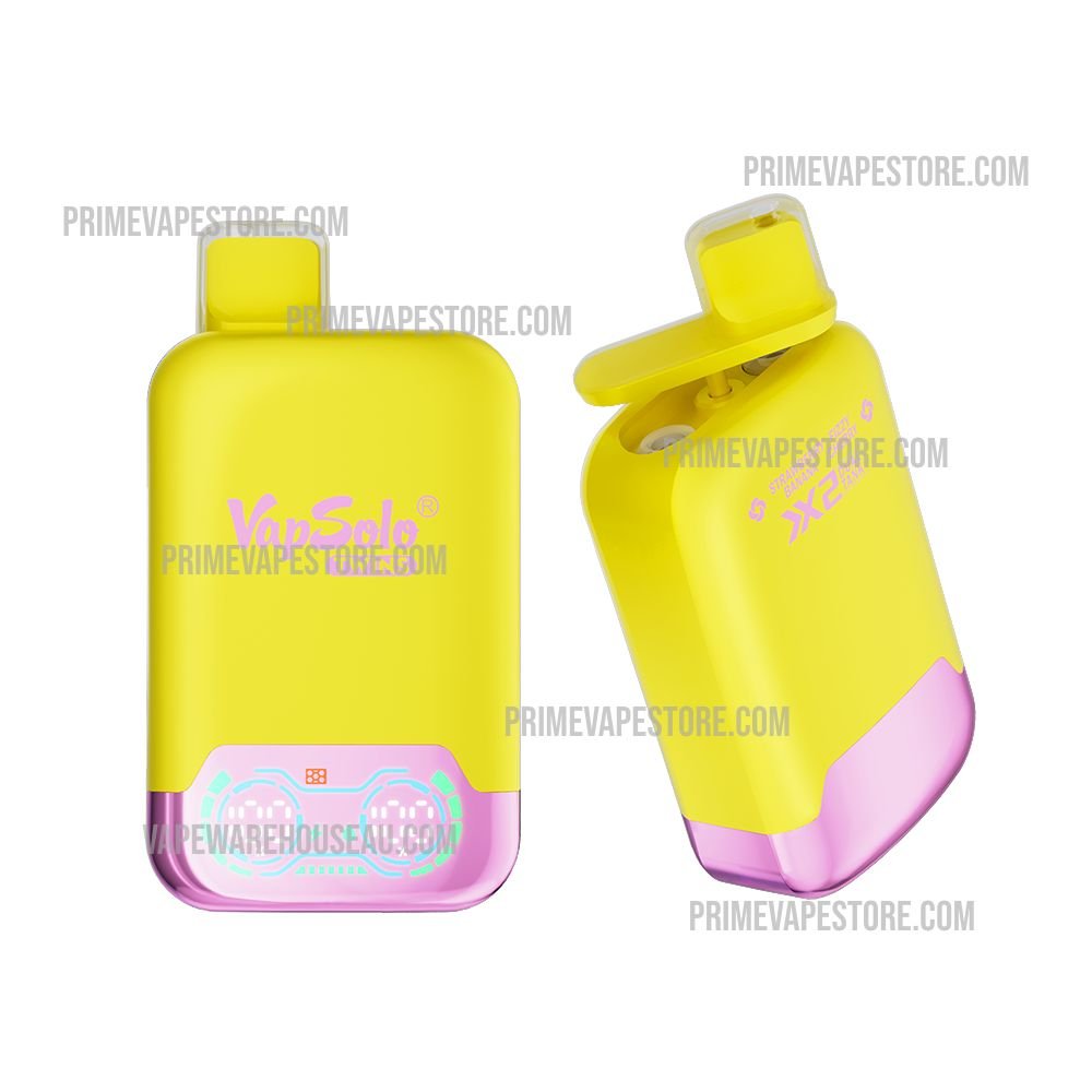 VapSolo Twins 20000 Puffs Strawberry Banana & Fizzy Cherry