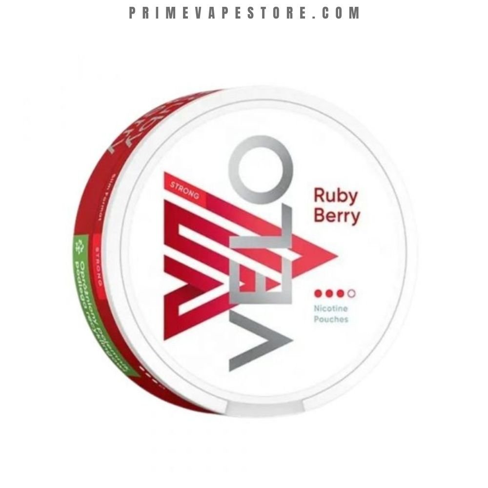 Velo Nicotine Pouches Ruby Berry Strong